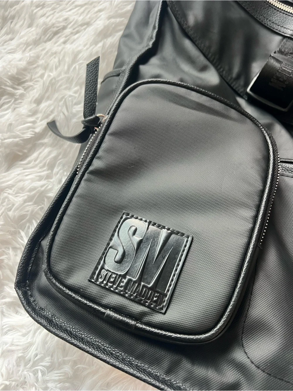 Back to School Steve Madden Black Backpack